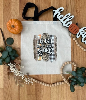 TC Designs White Fall Screen Print